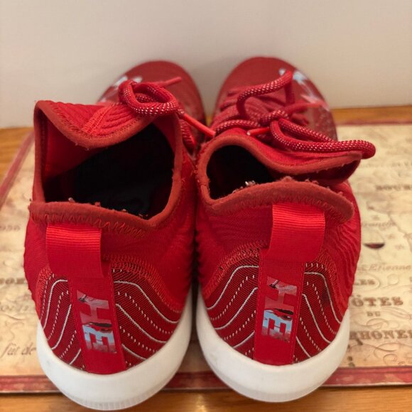 🔥 LIKE NEW UNDER ARMOUR HARPER 7 BASEBALL CLEATS - RED USA 🔥 - Picture 3 of 4